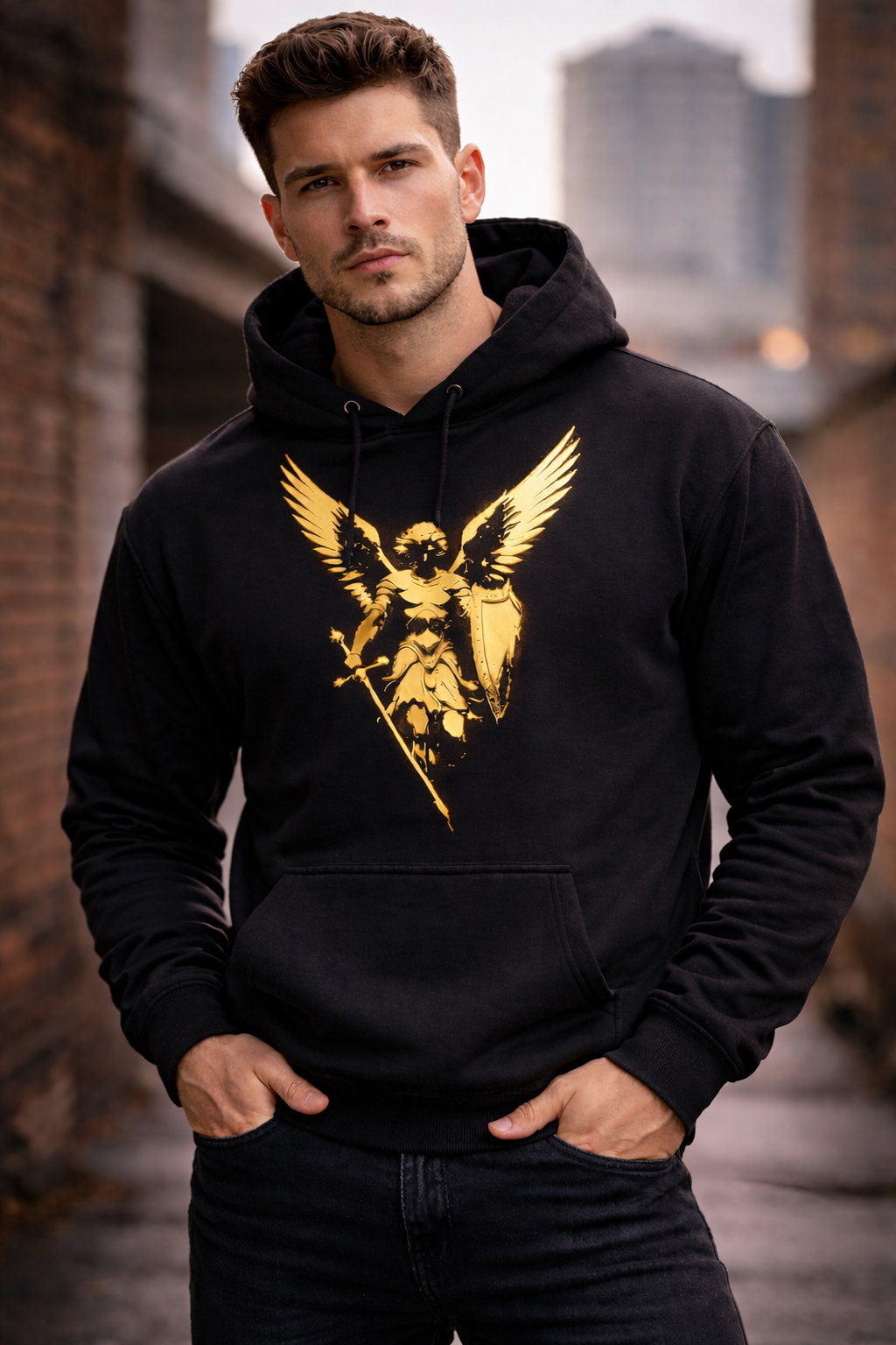 St. Michael Protector | Premium Hoodie