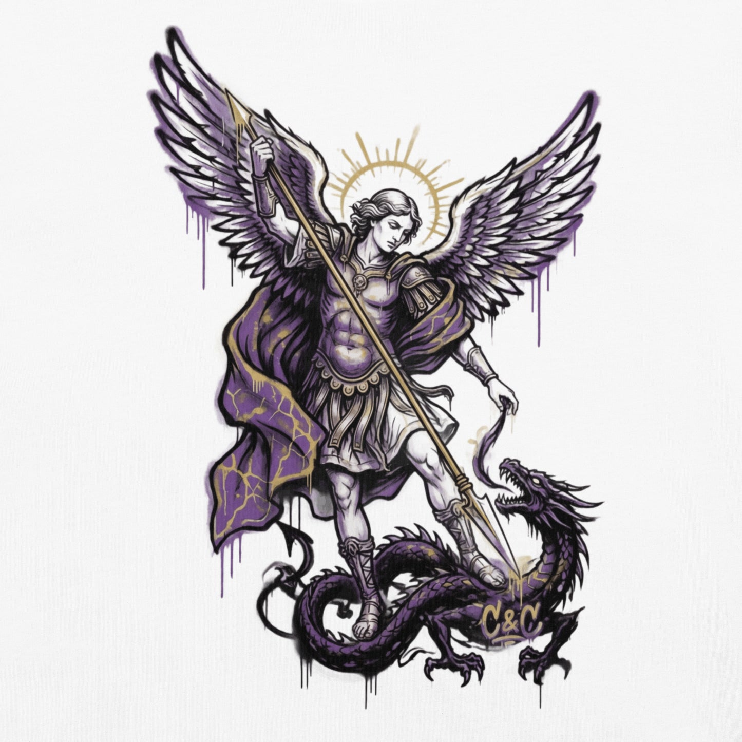 Purple Dragon Slayer Tee