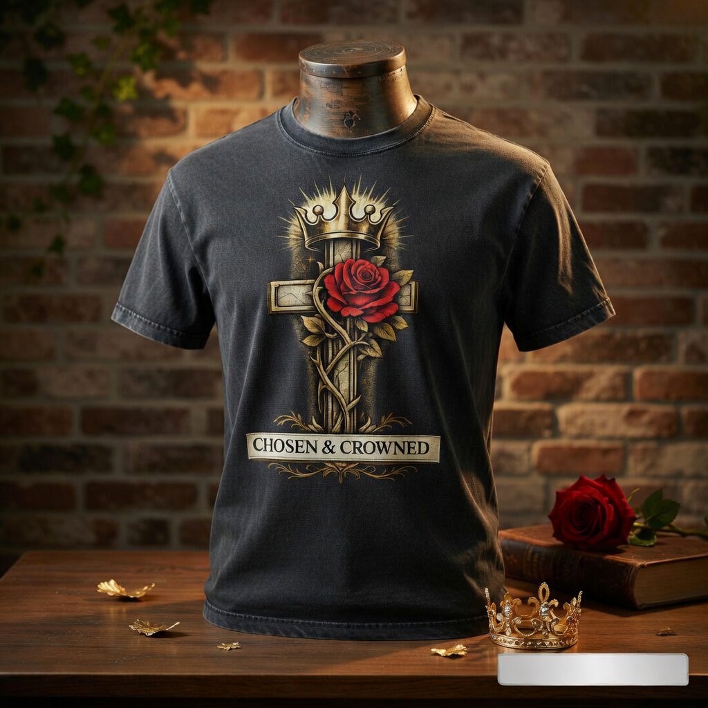 Chosen & Crowned Acid Wash Women’s Tee